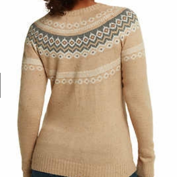 Weatherproof Vintage CrewNeck Oatmeal Sweater - Picture 2 of 6